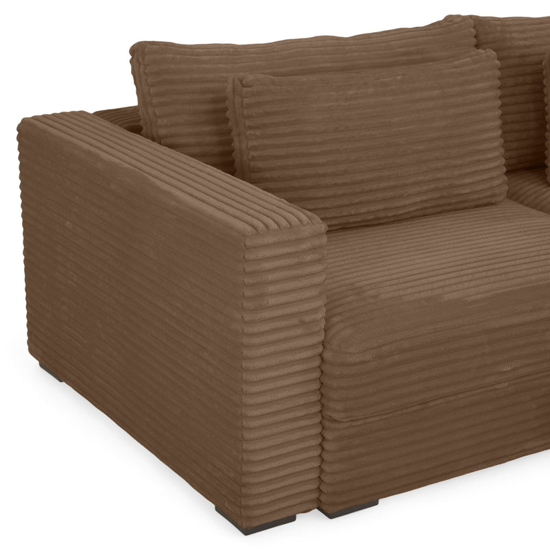 ERDING Colțar extensibil, șezlong stânga/dreapta, ladă depozitare inclusă, stofă