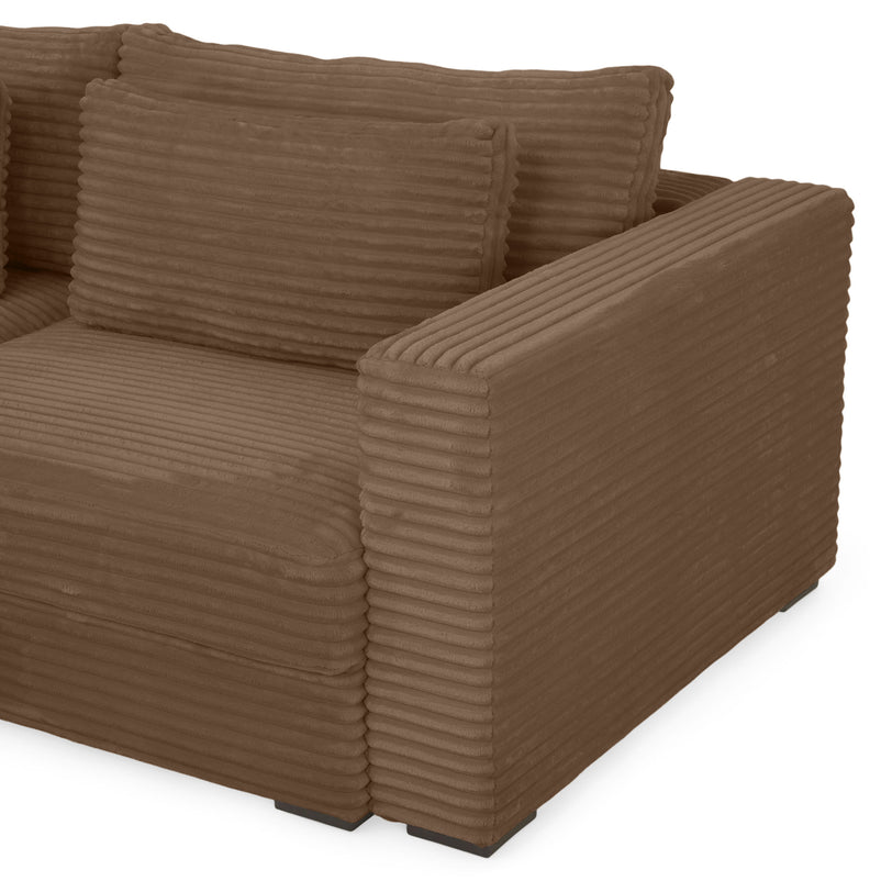 ERDING Colțar extensibil, șezlong stânga/dreapta, ladă depozitare inclusă, stofă