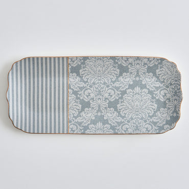 DAMASK Platou servire, porțelan, L.37cm