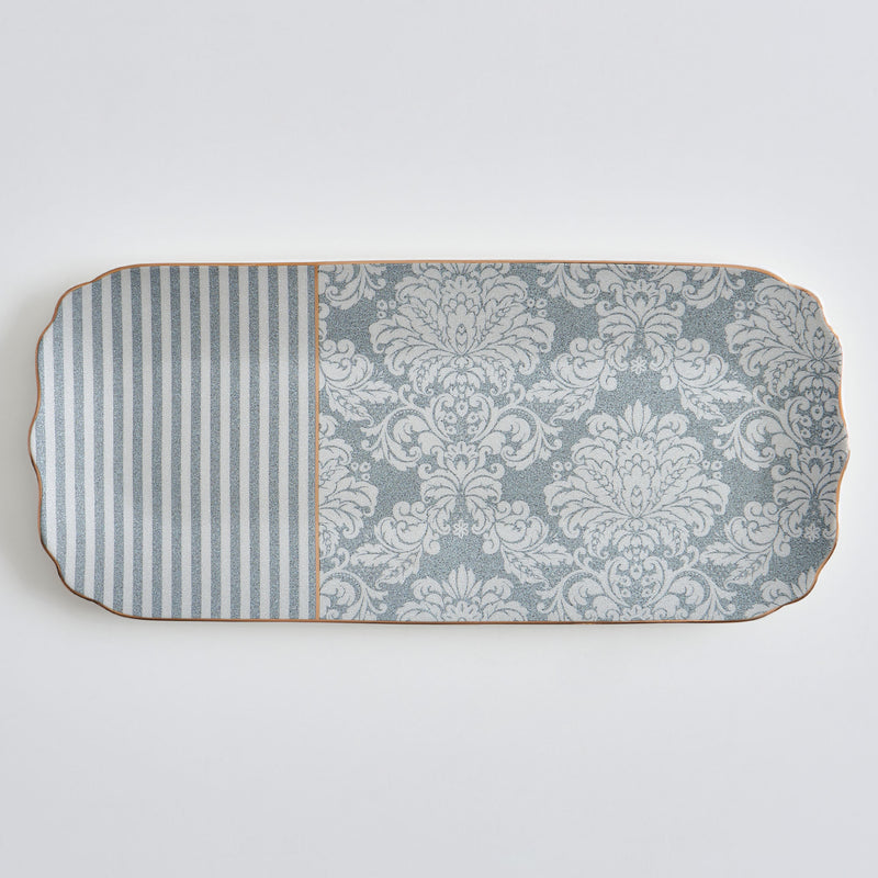 DAMASK Platou servire, porțelan, L.37cm