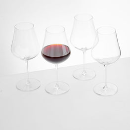 TENSE Set 4 pahare vin bordeaux, sticlă, 695ml