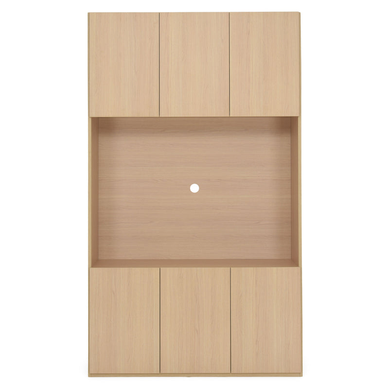 COMPACT Dulap 6 uși cu spațiu TV