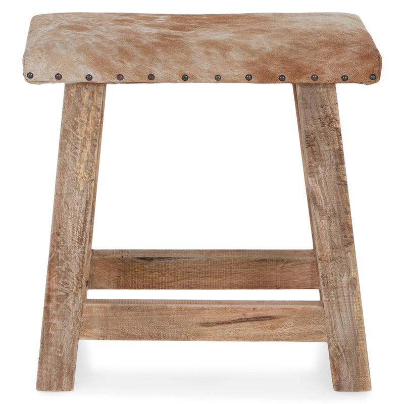 ANDE Taburet, piele naturală