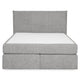 CARLINI Pat tapițat boxspring, 160x200cm, saltea inclusă