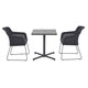 MOCHA/BEZIER Set mobilier terasă/grădină, 2 scaune și masă