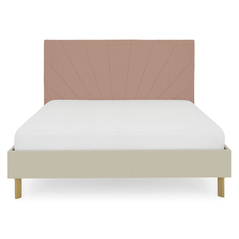 RING Pat cu tăblie tapițată 160x200cm, somieră inclusă