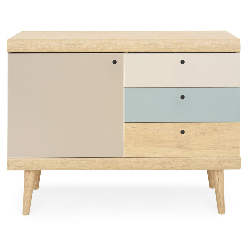 TALLINN Comodă 1 ușă, 3 sertare