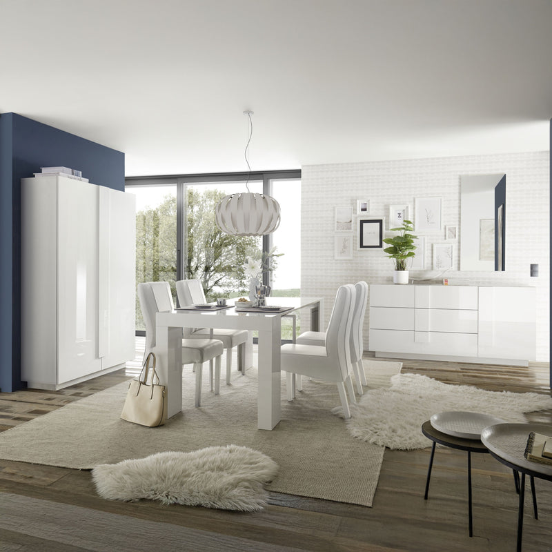 DEVON Comodă 1 ușă, 3 sertare