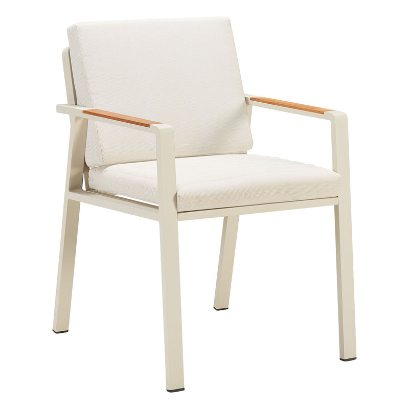 NOFI Set mobilier terasă/grădină, 4 scaune suprapozabile