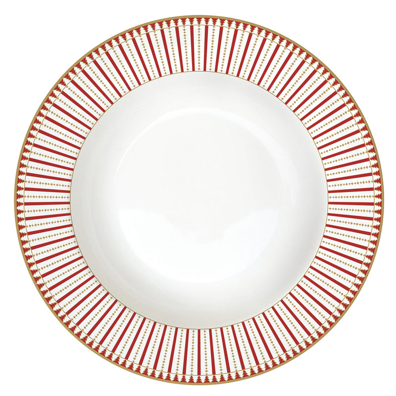 MAGIE DE NOEL Farfurie supă, porțelan, D.21.5cm