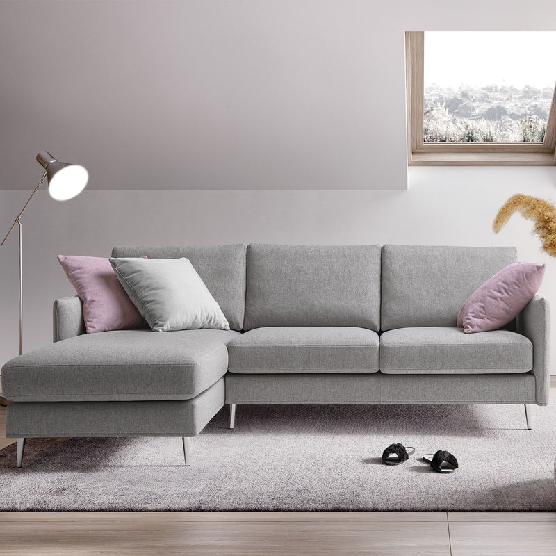 SKIP Colțar cu șezlong stânga/dreapta, stofă