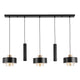 RONCO Lustră 3x40W E27+2x7W GU10