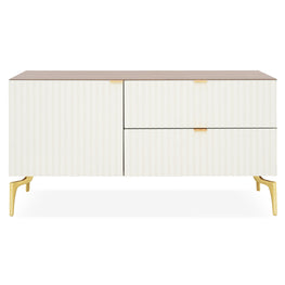 WAVE NOCE Comodă TV, 1 ușă, 2 sertare