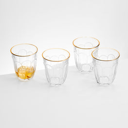 CELEBRATION Set 4 pahare whisky, 350ml