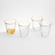 CELEBRATION Set 4 pahare whisky, 350ml