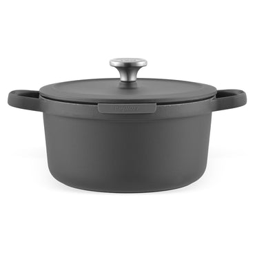 GRAPHITE Oală cu mânere și capac, fontă, D.26cm