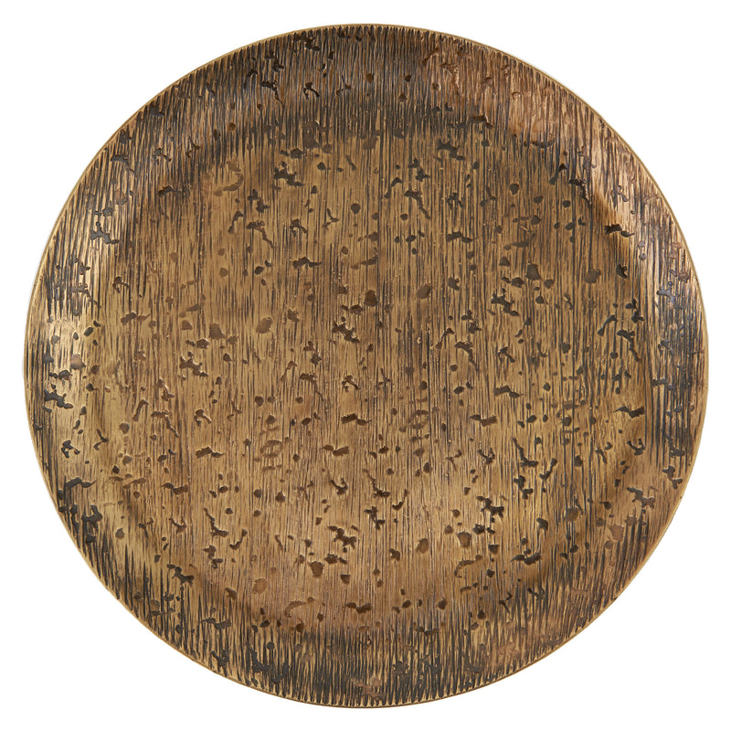 EKANTA Tavă servire, aluminiu, D.31cm