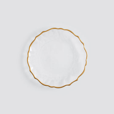 ELEGANCE Farfurie desert, sticlă, D.16cm