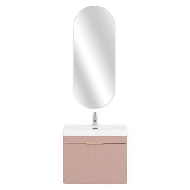 BLOOM/GALA Set mobilier baie, mască lavoar, lavoar și oglindă