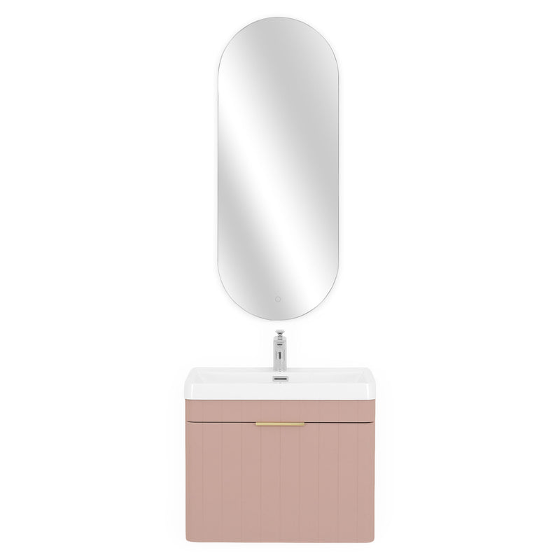 BLOOM/GALA Set mobilier baie, mască lavoar, lavoar și oglindă