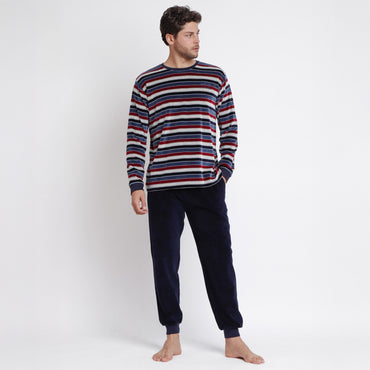 VELOUR STRIPES Pijama