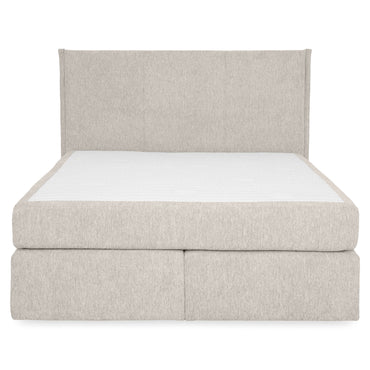 CARLINI Pat tapițat boxspring, 160x200cm, saltea inclusă