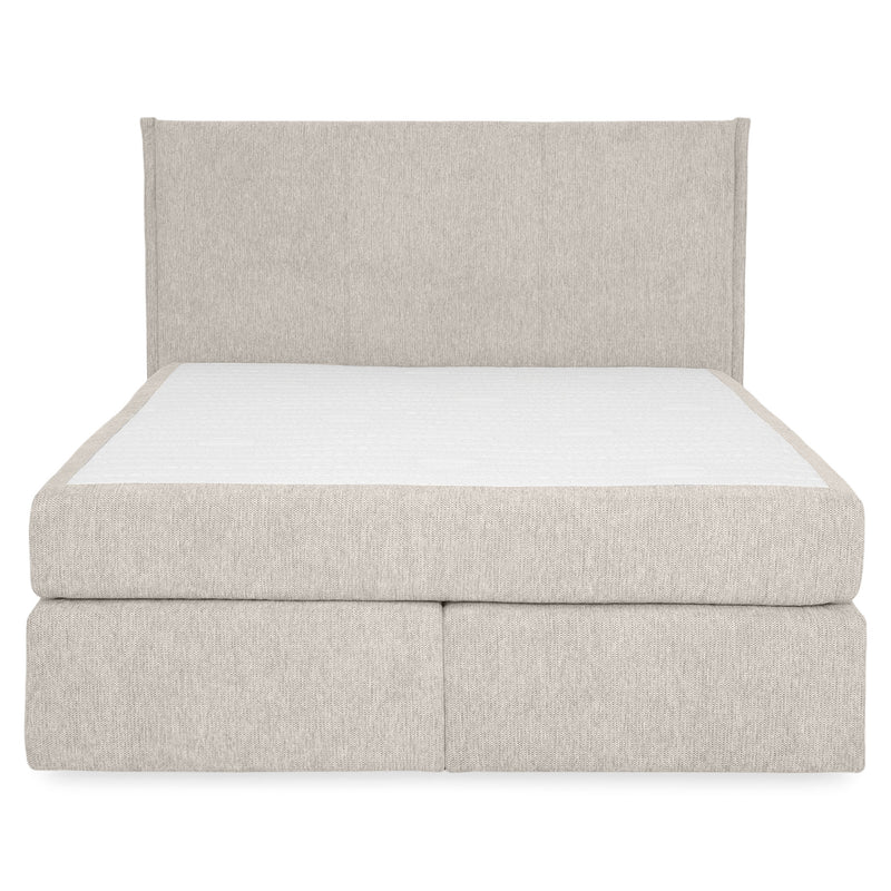 CARLINI Pat tapițat boxspring, 160x200cm, saltea inclusă