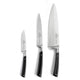 EDONIST Set 3 cuțite bucătărie, inox