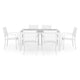ENCORE/DRESDEN Set mobilier terasă/grădină, 6 scaune și masă extensibilă