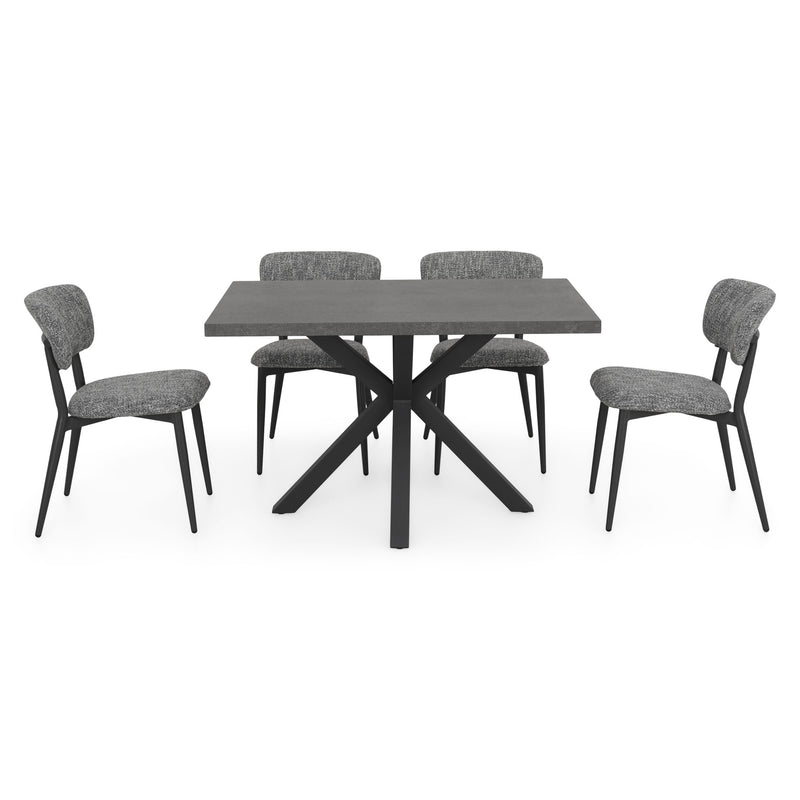 JAVA CERAMIC/NEXUS Set mobilier terasă/grădină, 4 scaune și masă