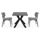 JAVA CERAMIC/NEXUS Set mobilier terasă/grădină, 2 scaune și masă