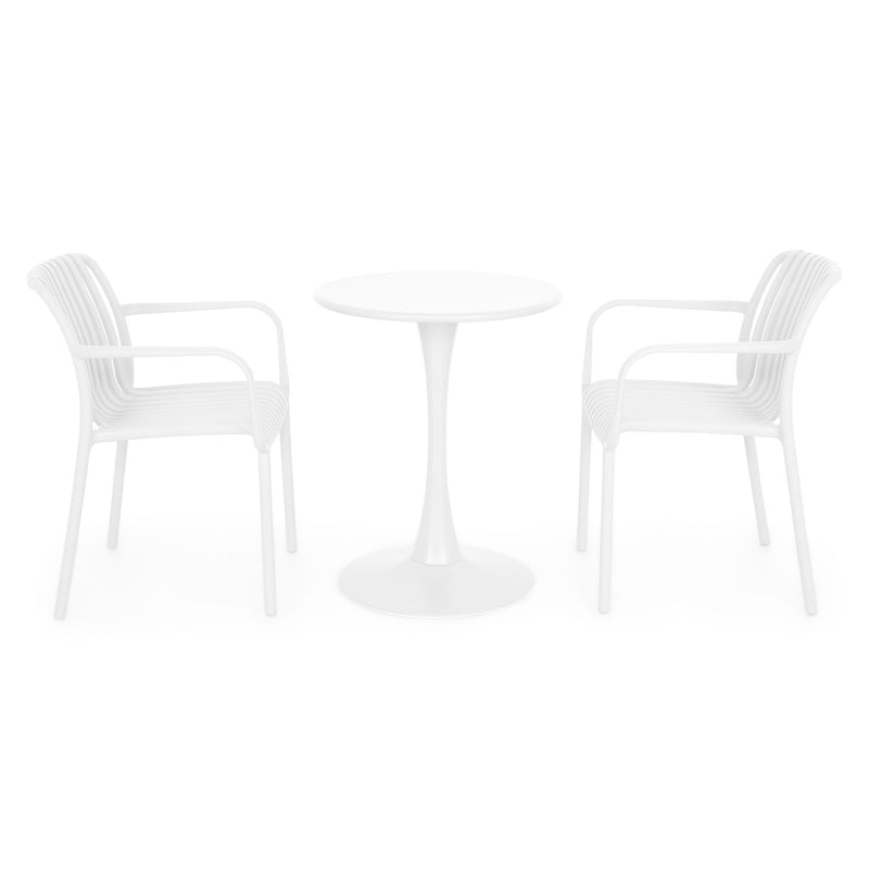 PLEZURO/ALPINE Set mobilier terasă/grădină, 2 scaune și masă