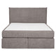 CARLINI Pat tapițat boxspring, 160x200cm, saltea inclusă