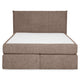 CARLINI Pat tapițat boxspring, 160x200cm, saltea inclusă