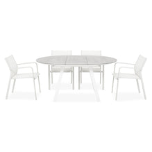 SIVAS/PROSSECO Set mobilier terasă/grădină, 4 scaune și masă extensibilă