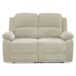 ALMATY Canapea 2 locuri, 2 reclinere electrice, stofă
