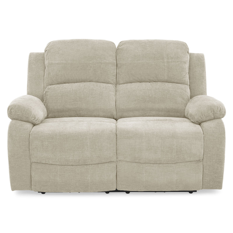 ALMATY Canapea 2 locuri, 2 reclinere electrice, stofă