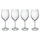 PUNTO Set 4 pahare vin roșu, 460ml