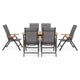 MARCUS/EASY Set mobilier terasă/grădină, 6 scaune și masă extensibilă