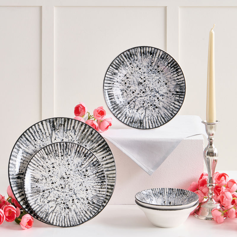 MARIETTE Set veselă, ceramică, 24 piese
