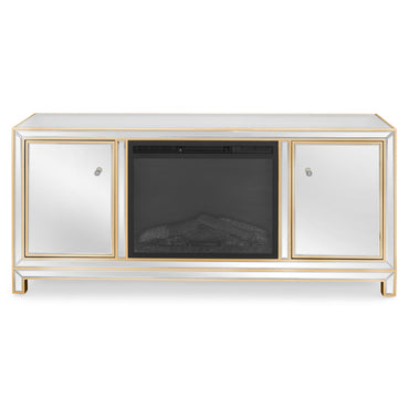 GOLDIE Comodă TV cu șemineu
