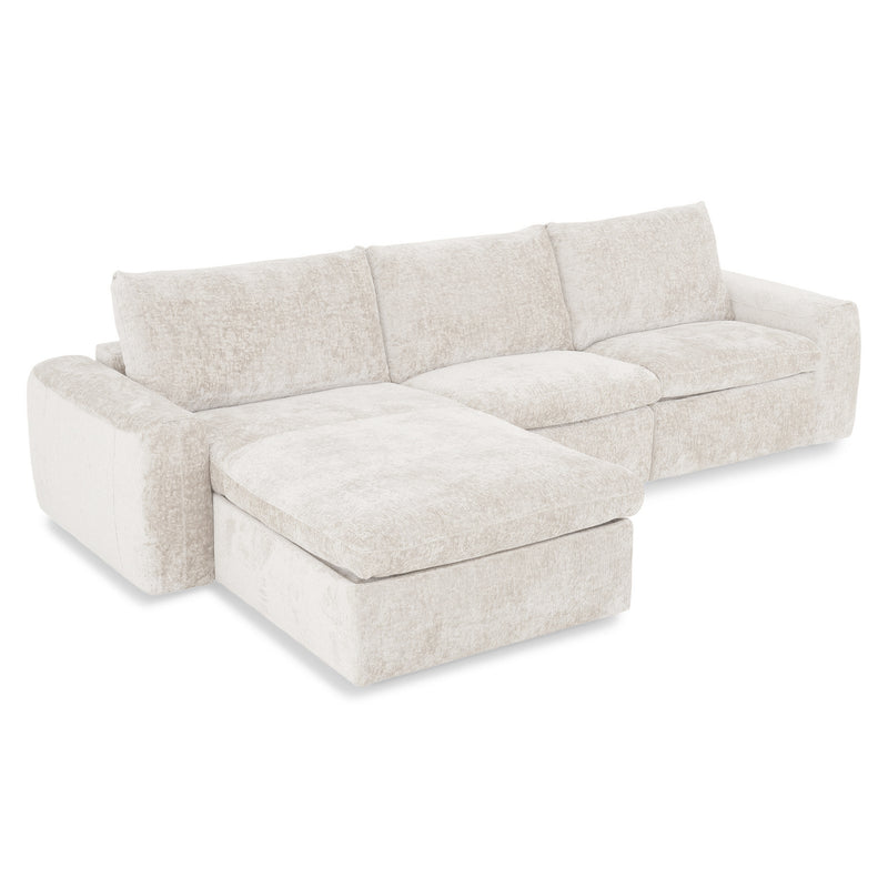 NEW JERSEY Colțar cu șezlong electric stânga/dreapta, 1 recliner electric, mecanism tetieră, USB, stofă