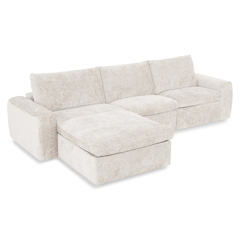 NEW JERSEY Colțar cu șezlong electric stânga/dreapta, 1 recliner electric, mecanism tetieră, USB, stofă