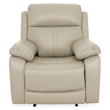 HUDSON Fotoliu, recliner manual, piele naturală