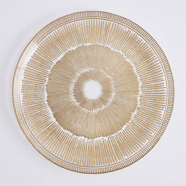 SOLEIL Farfurie fel principal, sticlă, D.28cm