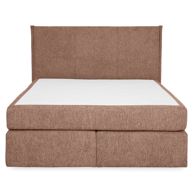 CARLINI Pat tapițat boxspring, 160x200cm, saltea inclusă