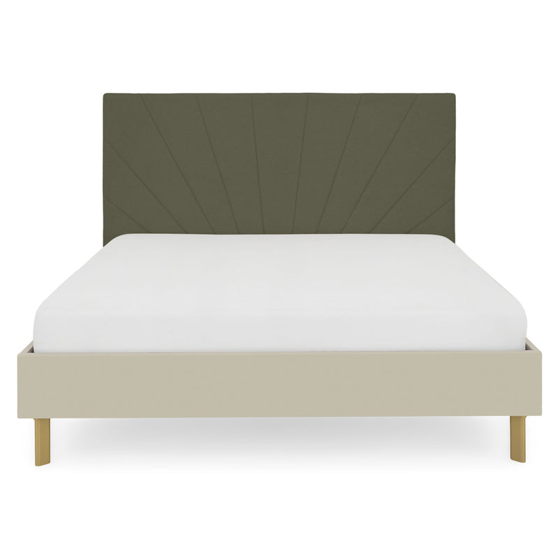 RING Pat cu tăblie tapițată 160x200cm, somieră inclusă