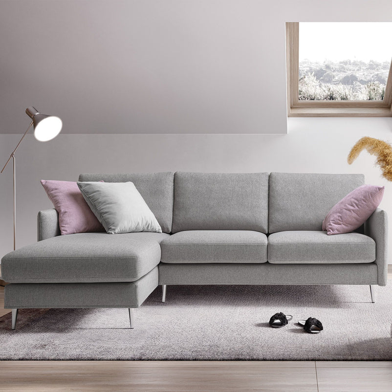 SKIP Colțar cu șezlong stânga/dreapta, stofă