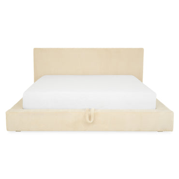 NORDEND Pat tapițat, 180x200cm, somieră rabatabilă și ladă incluse