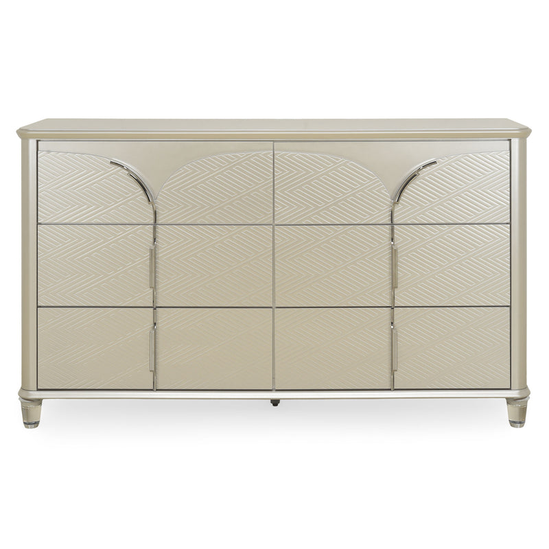 LINDELL Comodă 6 sertare